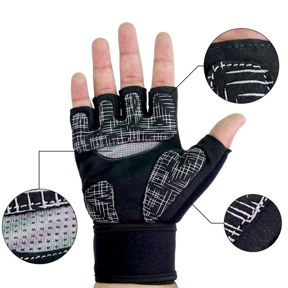 Stellman Stealth Guard Lifting Gloves Comfortable Grip for Fitness Exercise NEW - Picture 6 of 6